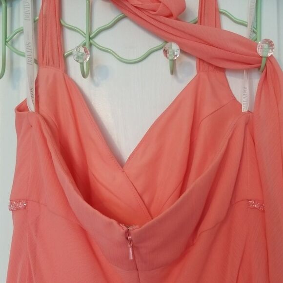 David's Bridal Coral Dress💥Final Price 💥 - Picture 4 of 8